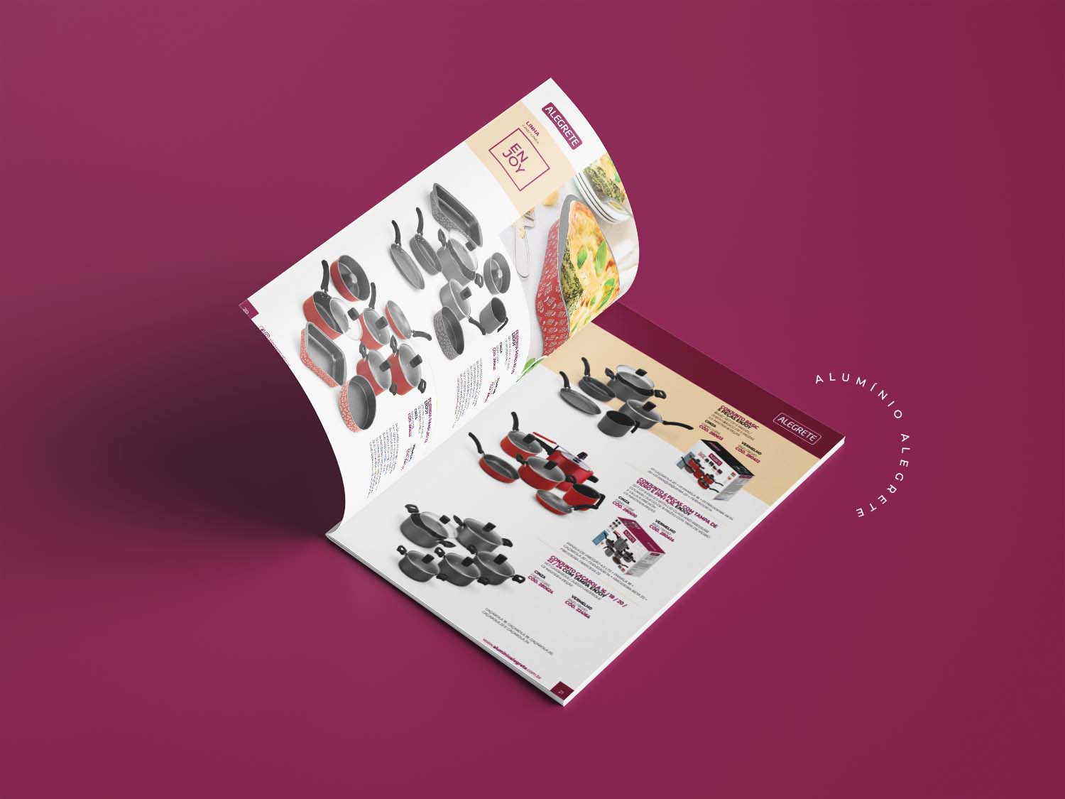 Criação de Catálogo de Vendas Alumínio Alegrete