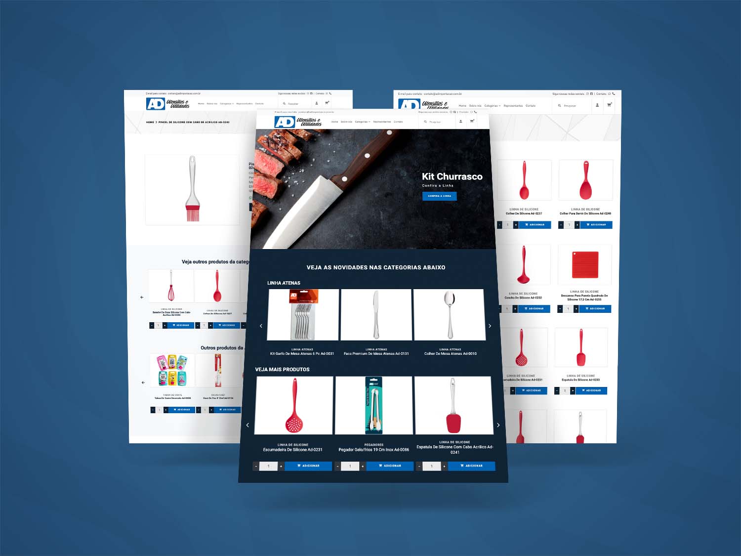 Site Institucional AD Importação