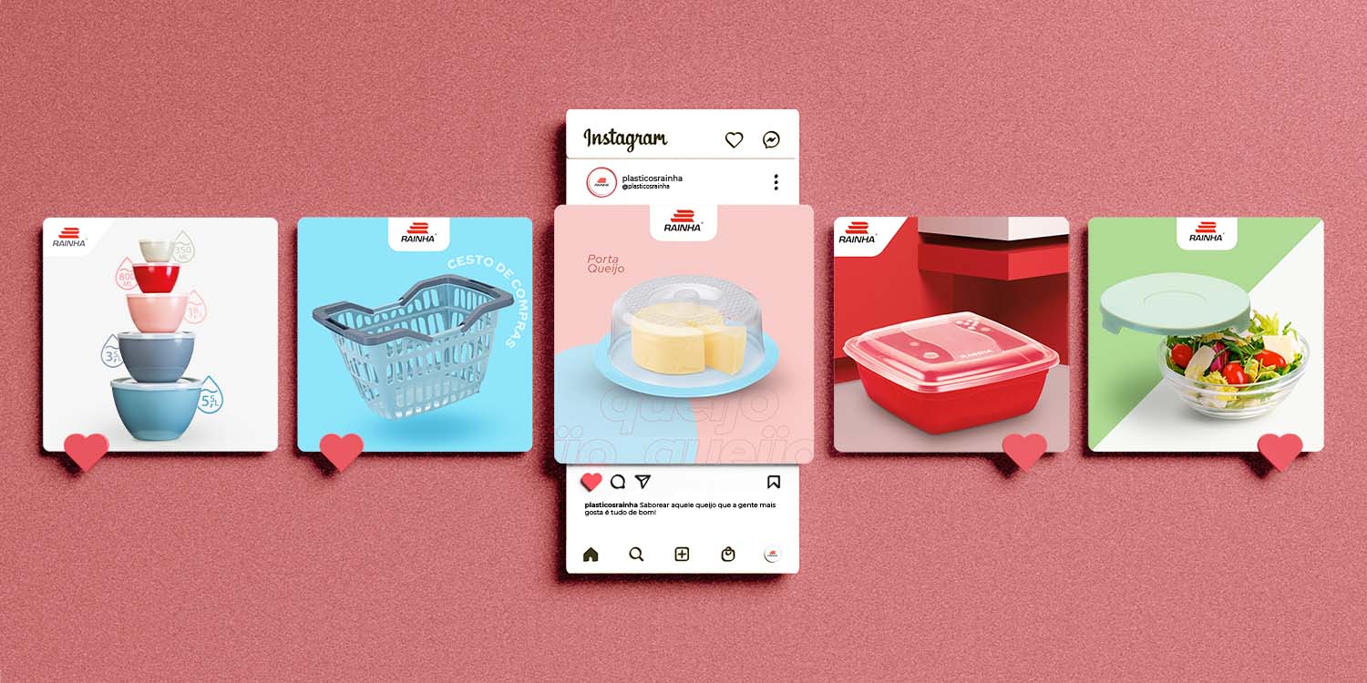 Social Mídia Plásticos Rainha