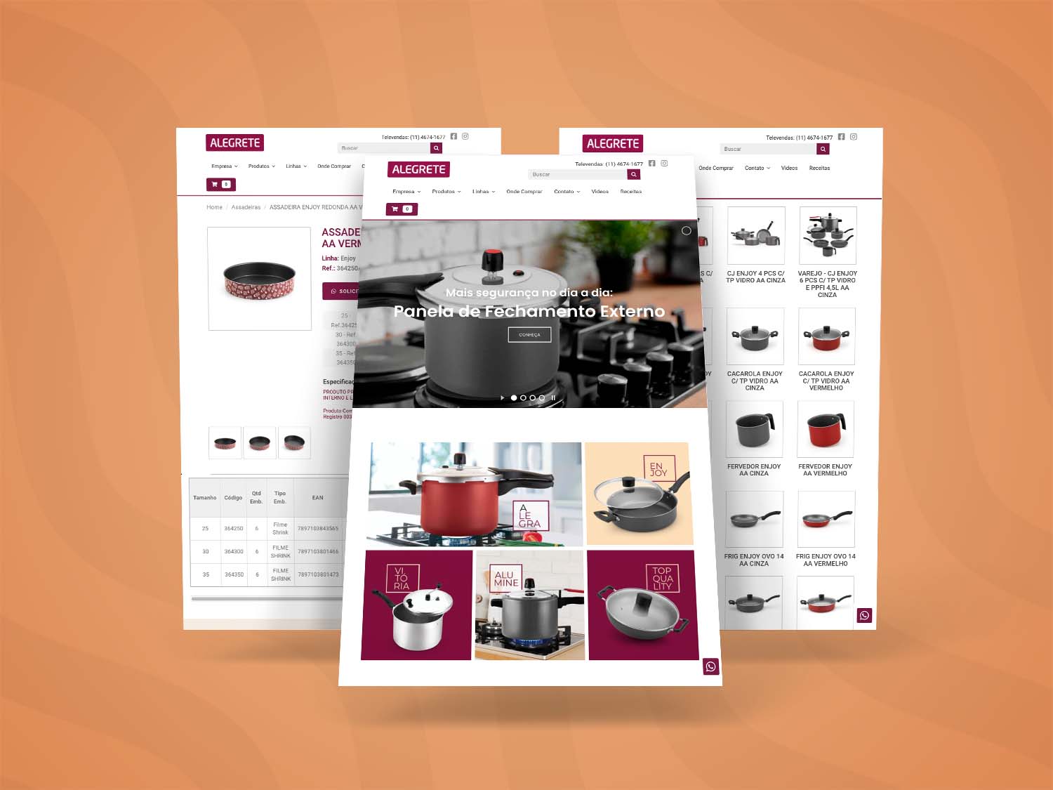 Site Institucional Alumínio Alegrete