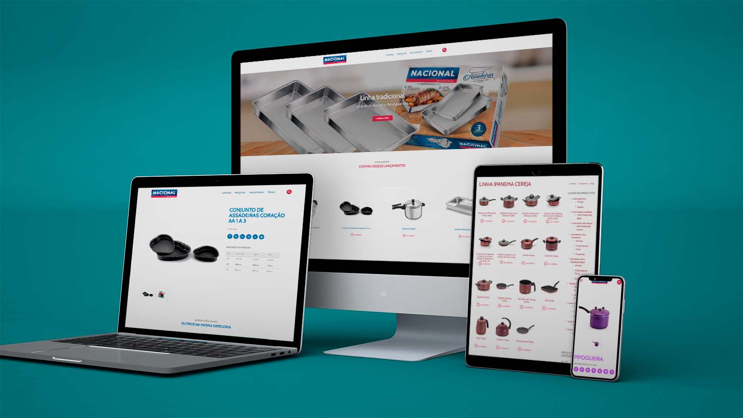 Site Institucional Alumínio Nacional