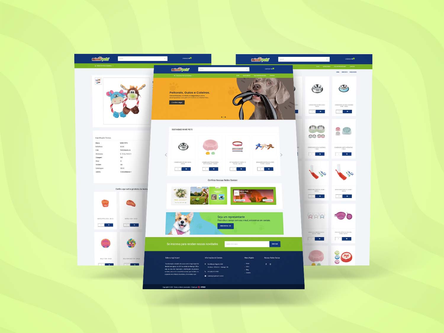 Site Institucional Mimo Pets