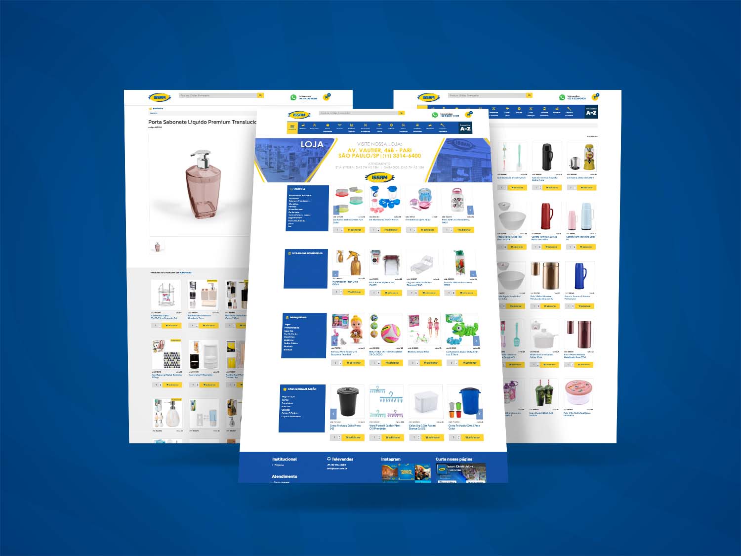 Site Institucional Issam Distribuidora