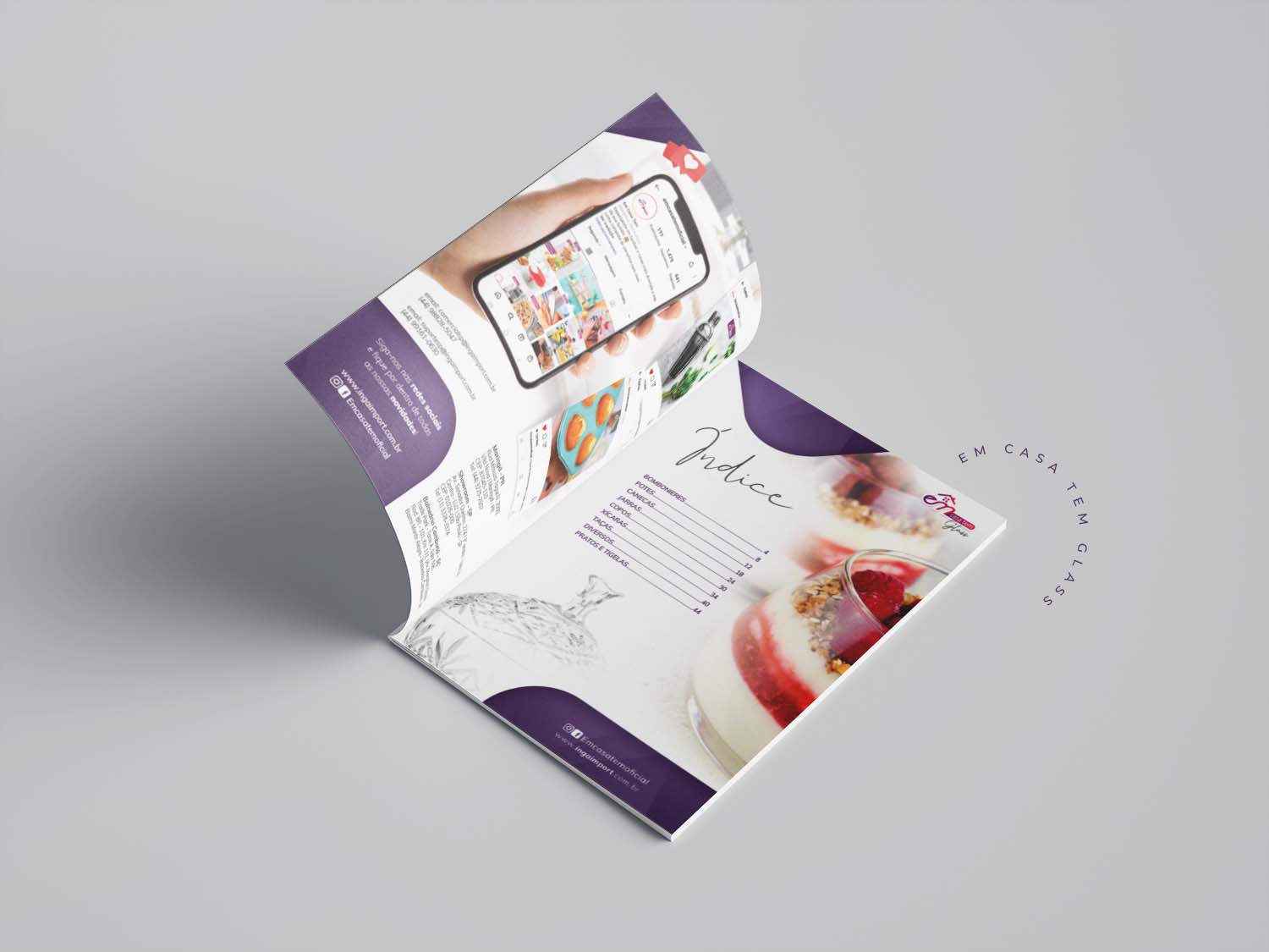 Criação de Catálogo de Vendas Em Casa Tem