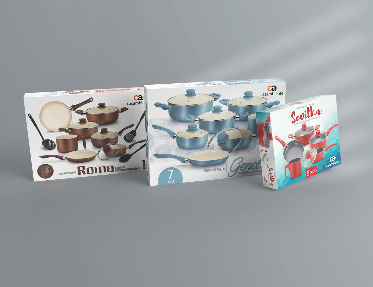 Embalagens - Conjuntos Panelas Casa Ambiente