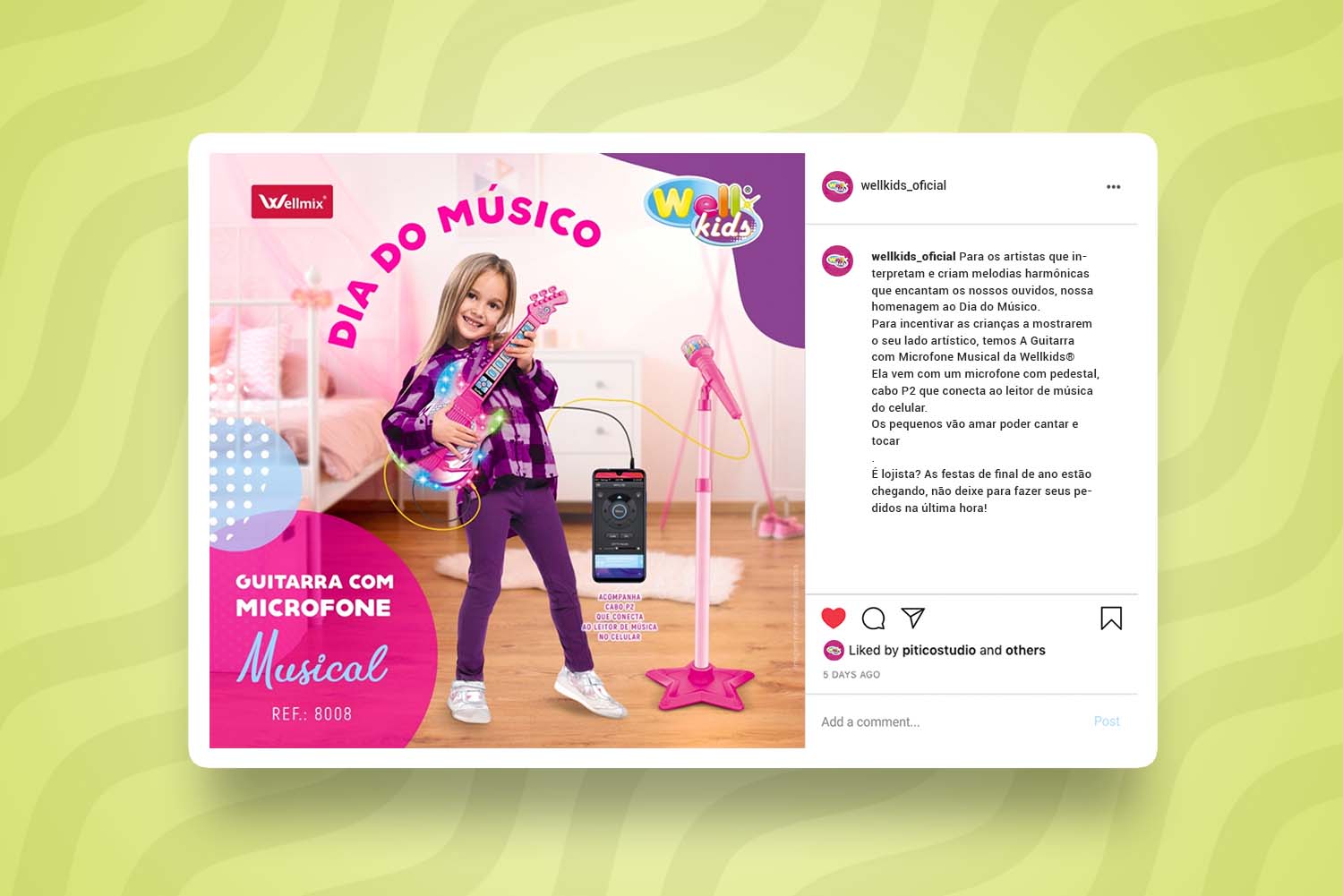 Social Mídia Wellkids