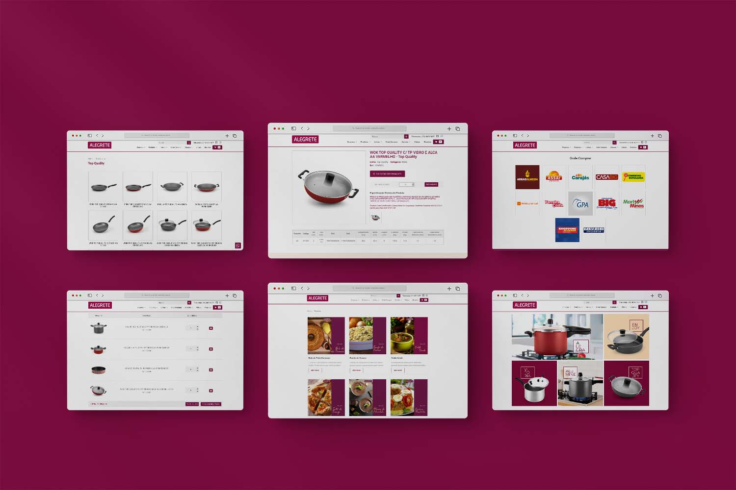 Site Institucional Alumínio Alegrete