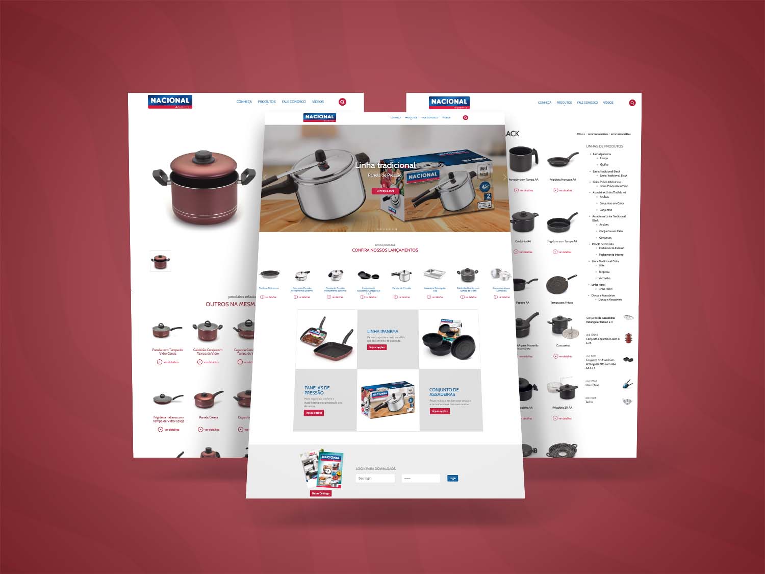 Site Institucional Alumínio Nacional