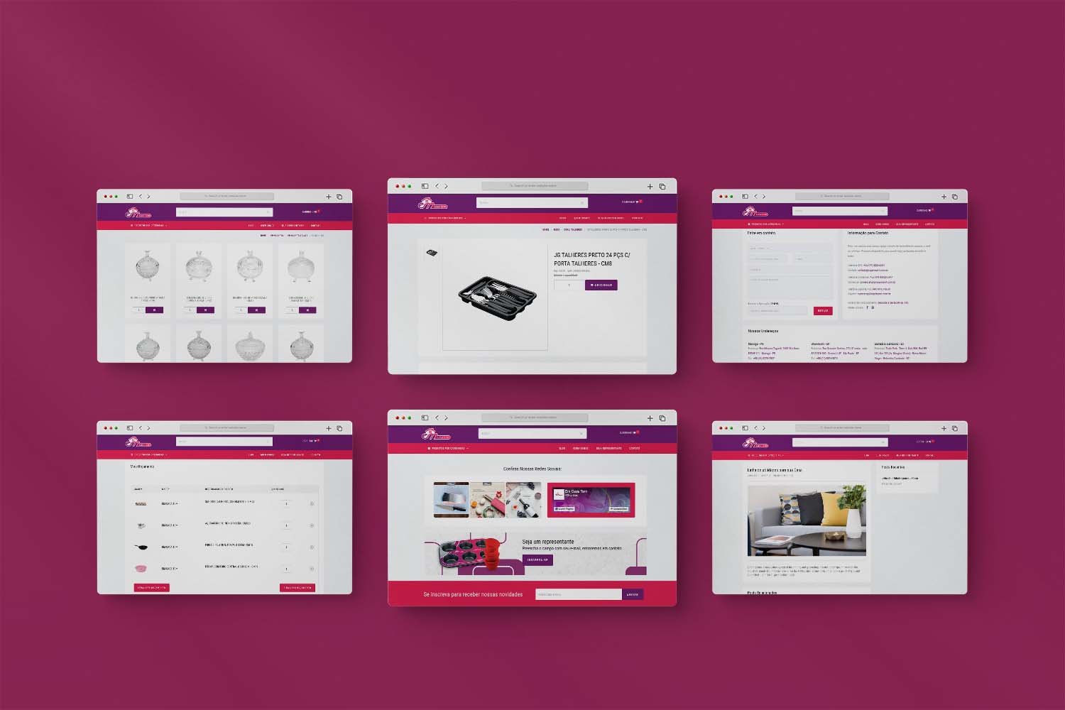 Site Institucional Em Casa Tem