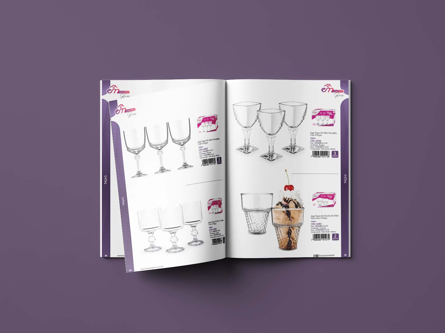 Criação de Catálogo de Vendas Em Casa Tem