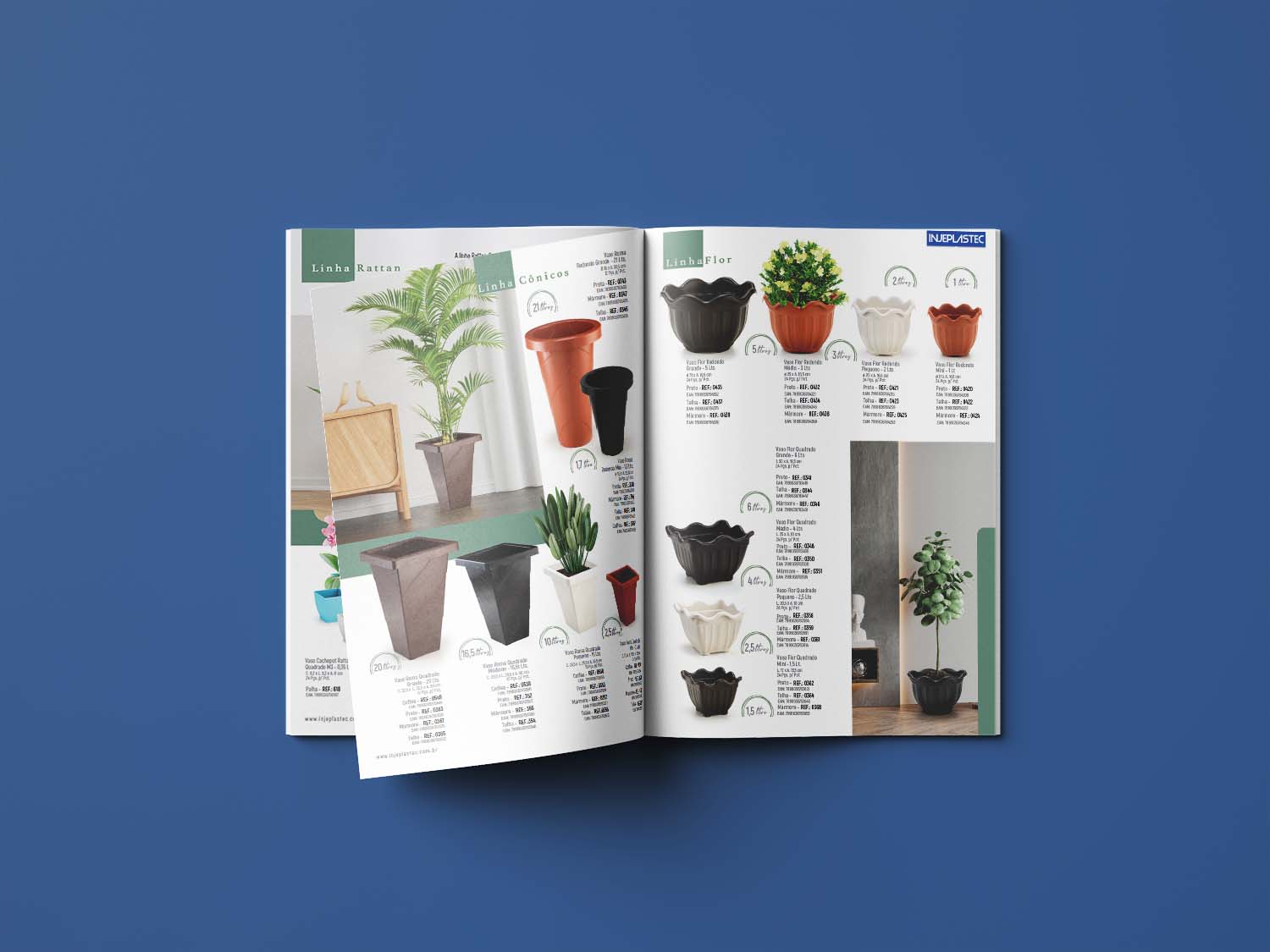 Criação de Catálogo de Vendas Injeplastec
