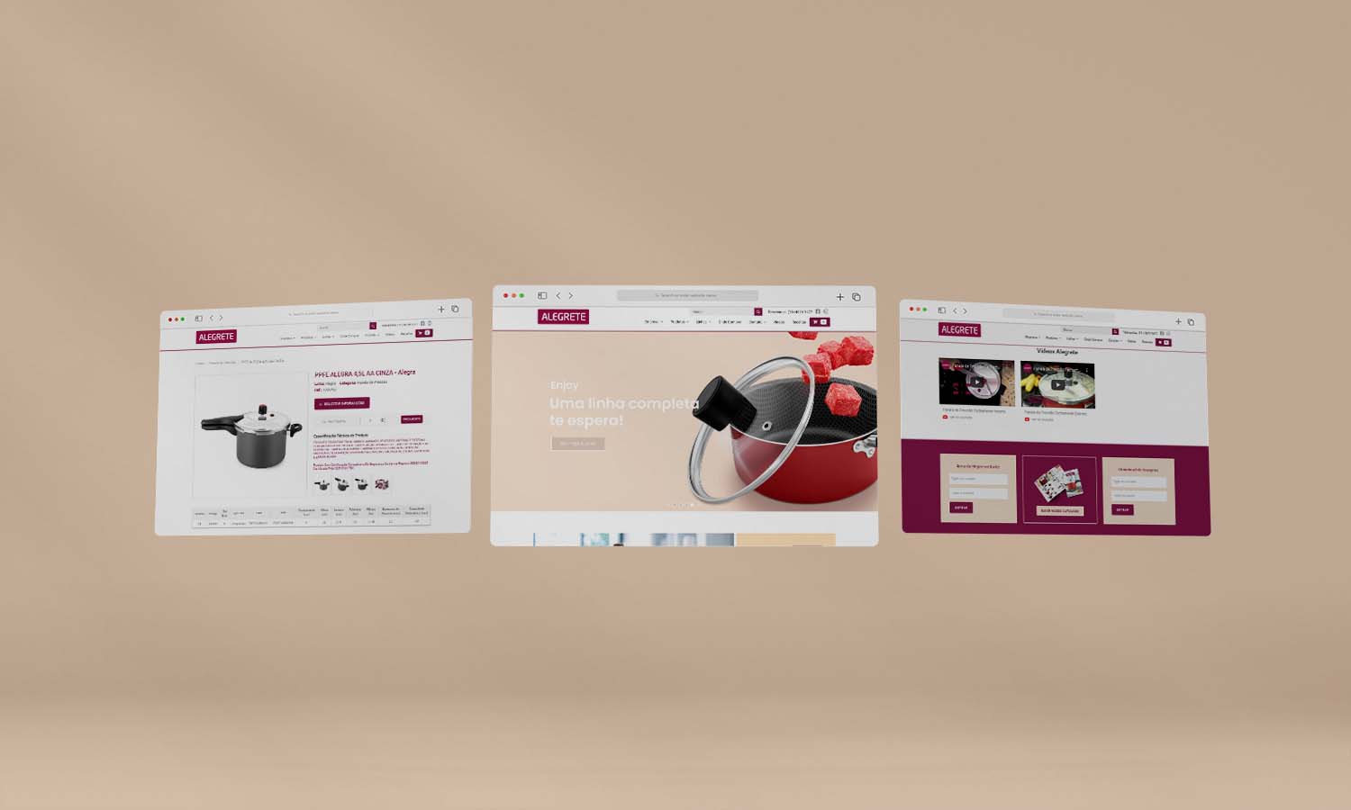 Site Institucional Alumínio Alegrete