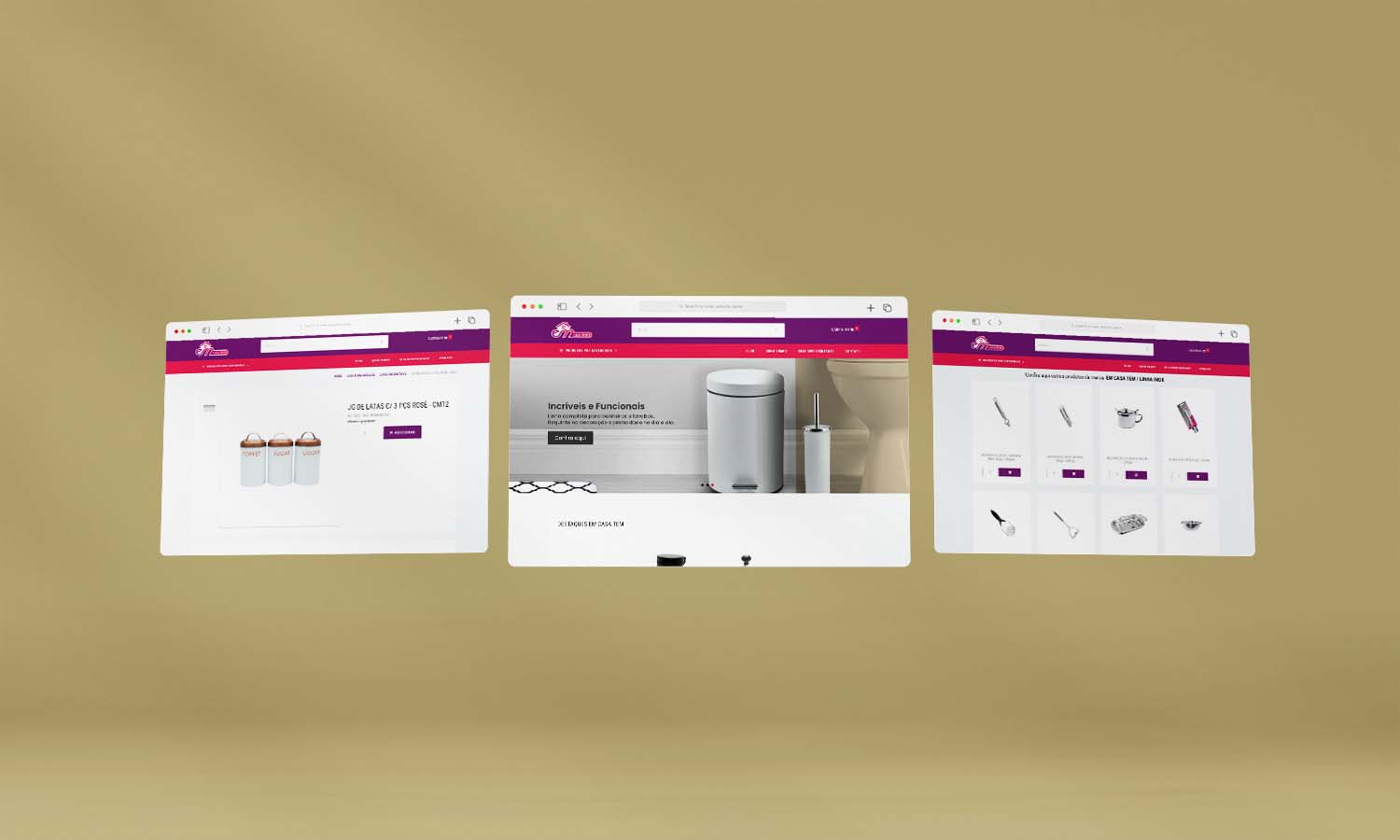 Site Institucional Em Casa Tem