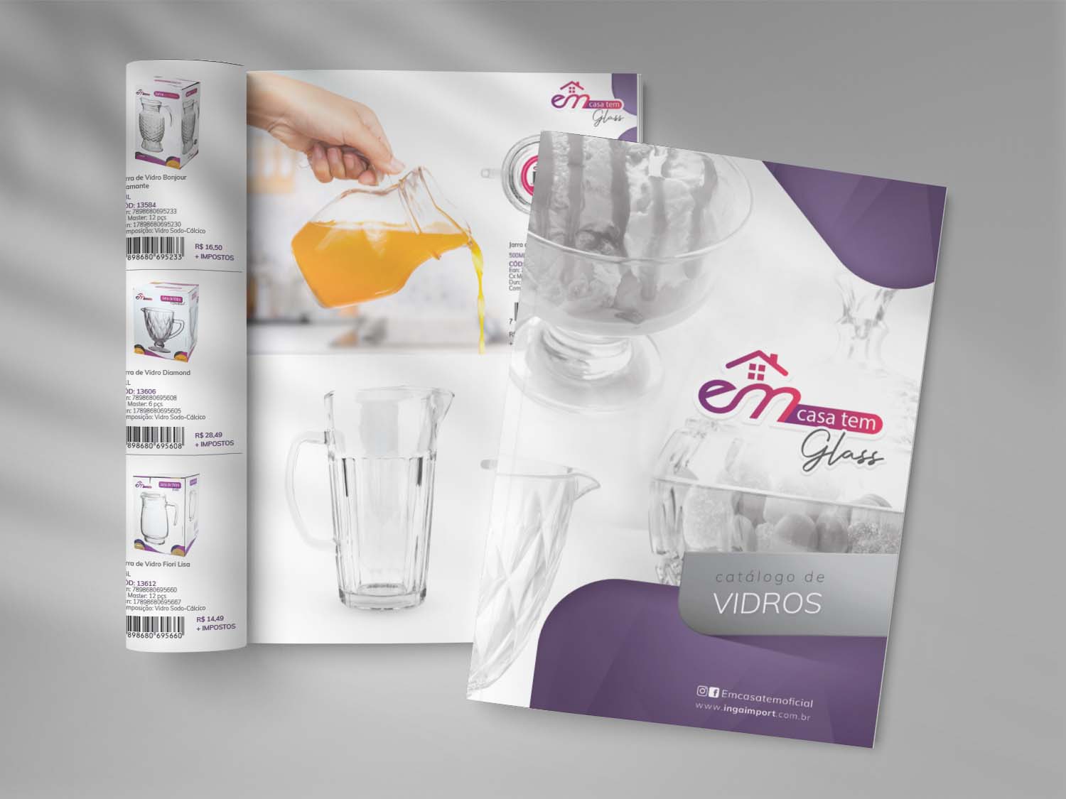 Criação de Catálogo de Vendas Em Casa Tem