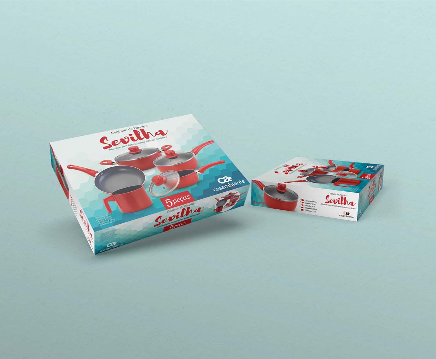 Embalagens - Conjuntos Panelas Casa Ambiente