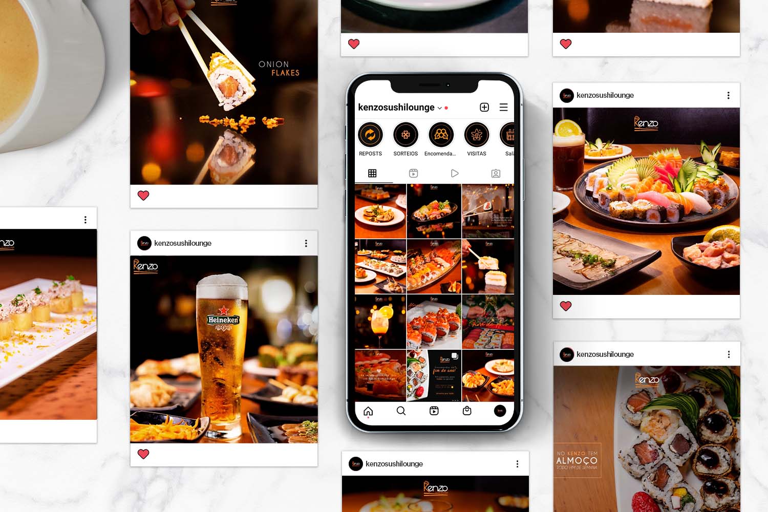 Social Mídia Kenzo Suhi Lounge