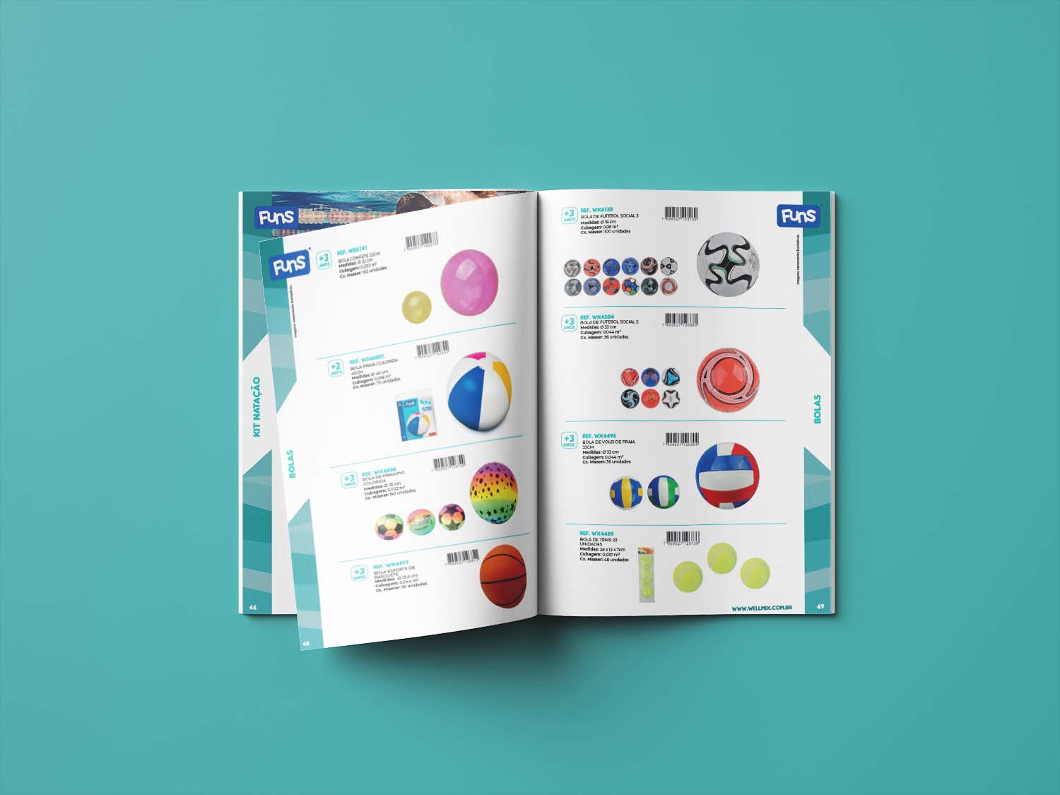 Criação de Catálogo de Vendas Wellmix