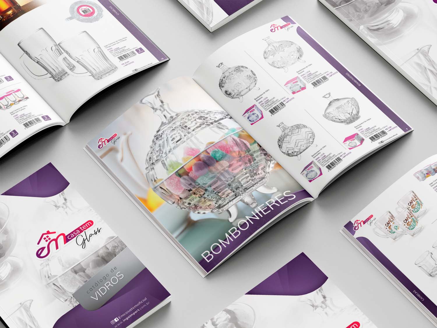 Criação de Catálogo de Vendas Em Casa Tem