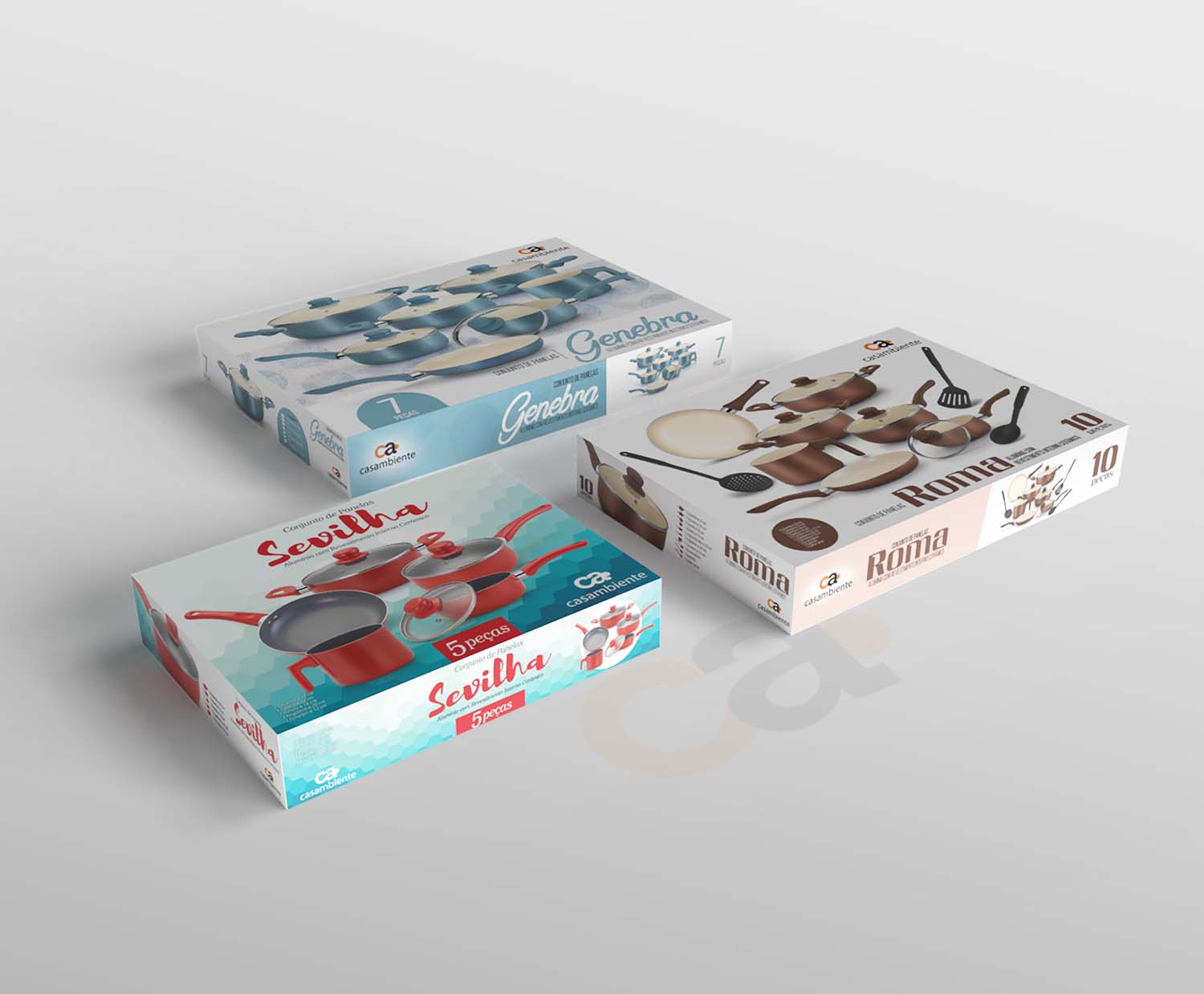 Embalagens - Conjuntos Panelas Casa Ambiente