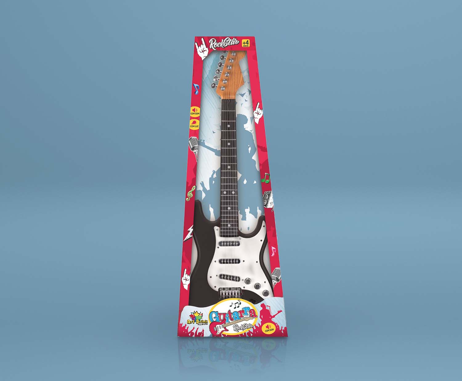 Embalagens Art Brink - Guitarra RockStar Zein Importadora
